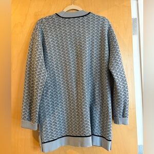 Sandro blue oversized cardigan